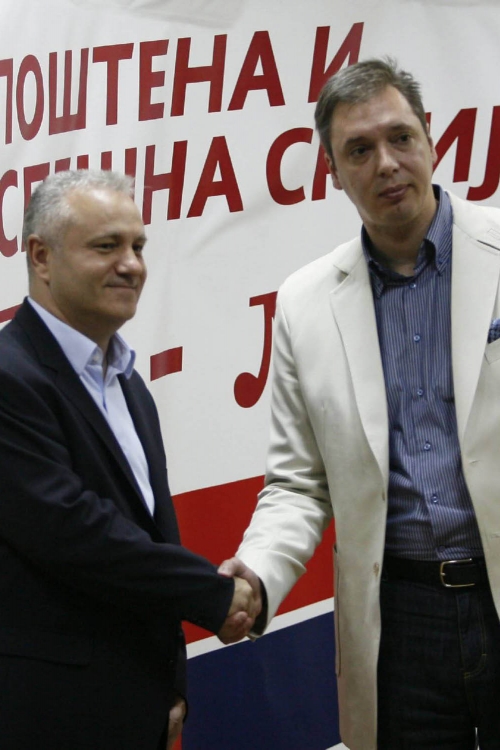 mladjan dinkic i aleksandar vucic