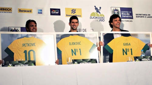 Legende na  okupu: Rambo,  Novak i Kuerten