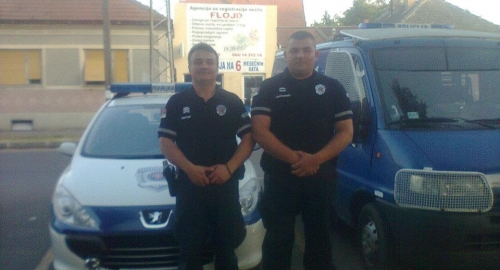 Policajci koji su pomogli da se spase maloletnik: Nebojša Ristić i Dragan Cvetković