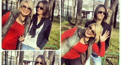 Suzana Mančić uživa u lepom raspoloženju