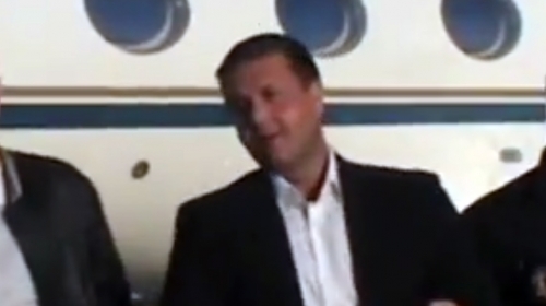 Darko Šarić na aerodromu u podgorici