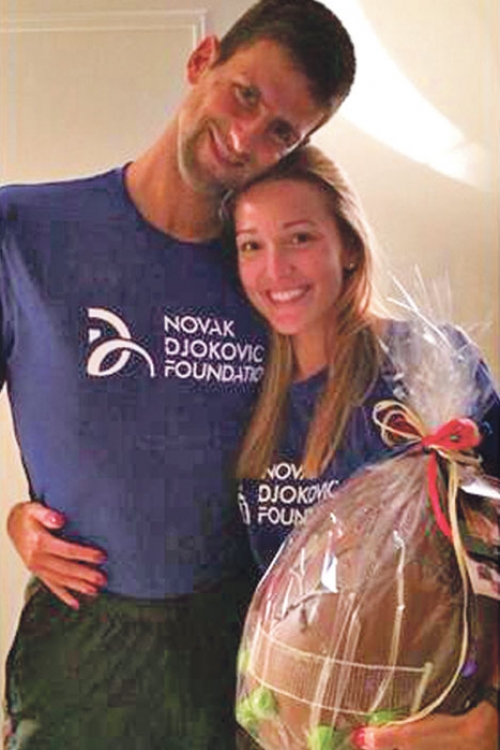 Naporno radila  pred najradosniji hrišćanski praznik: Jelena Ristić sa Novakom