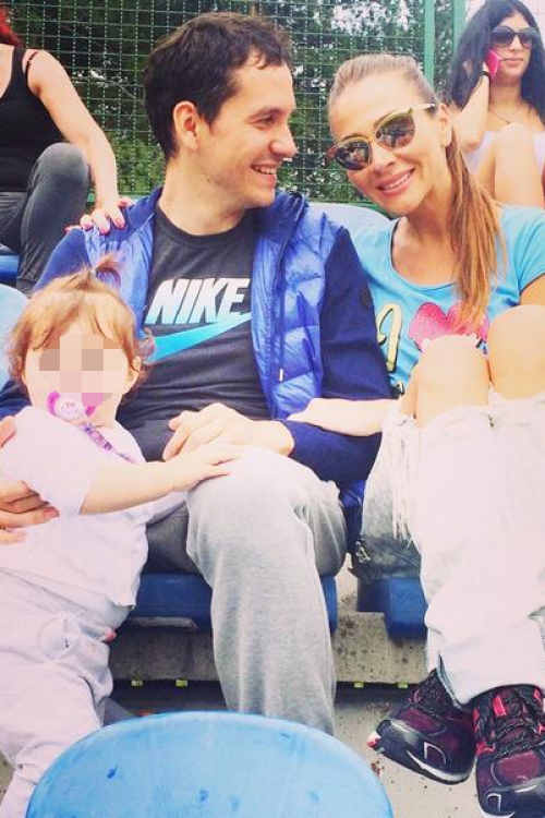 Marko, Jovana i mala Antonina Mišković