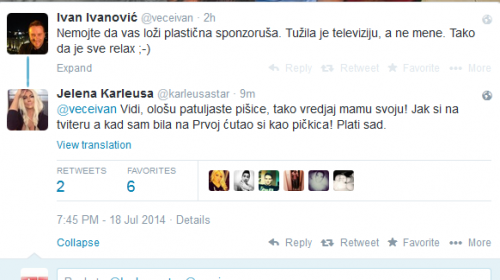Karleuša tviter