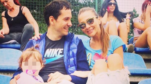 Marko, Jovana i mala Antonina Mišković