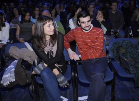 Lazar Krstić sa devojkom