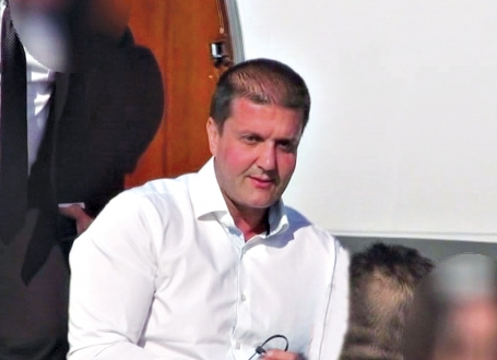 Darko Šarić prilikom dolaska u Beograd