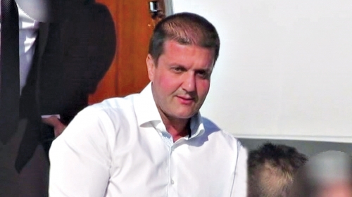 Darko Šarić prilikom dolaska u Beograd
