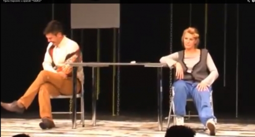 Tijana Dapčević improvizuje na sceni