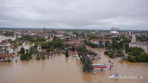 Obrenovac iz vazduha!