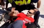 Da, on to leži na biku sa sve naočarima za sunce.