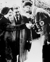 Kraljica Elizabeta (Majka) i princ Edvard u poseti Adolfu Hitleru