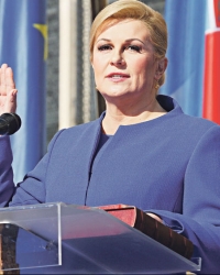 Predsednica  Hrvatske  Kolinda  Grabar  Kitarović u  problemima