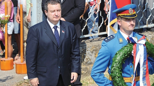 Dačić položio venac na spomenik junacima sa Cera