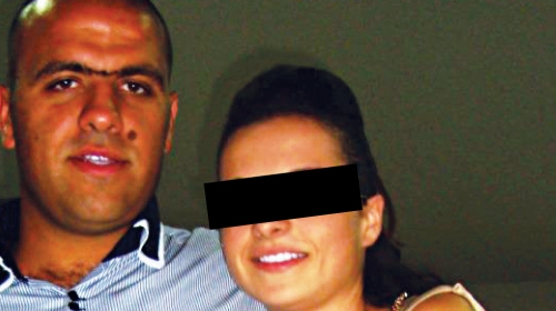 Pogođen u glavu i u srce: Radenko Popović sa verenicom