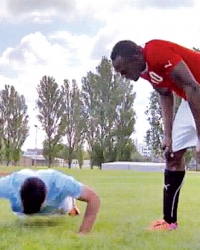 Bolt je naterao Maradoninog zeta da radi sklekove
