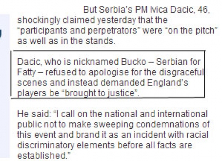 Britanci o Dačiću