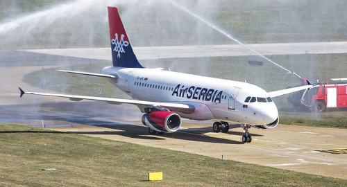 Možda će prevoziti i Partizanove  košarkaše: Avion „Er Srbije“