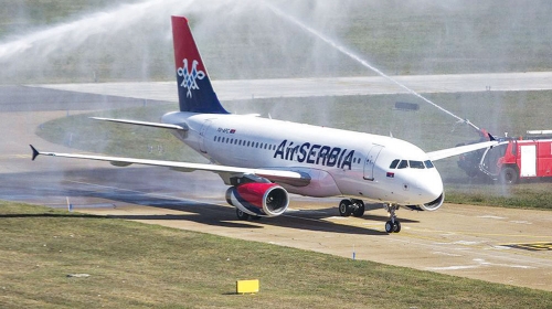 Možda će prevoziti i Partizanove  košarkaše: Avion „Er Srbije“