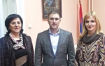 Stefanović sa sudijom  Štulić (desno) i predsednicom  suda Ljiljanom Karać