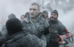 Vitalij Kličko na protestima / Foto: AP