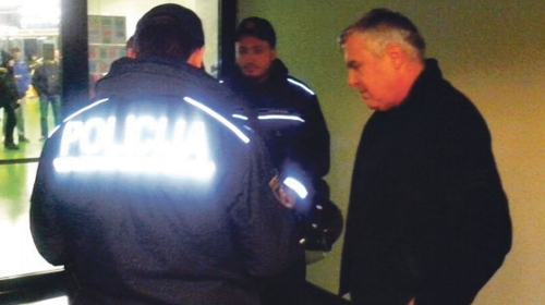 Policija je  uzela izjavu  od Predina  nakon što  je muzičar  napao sudiju