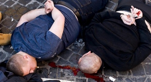 Divljanje huligana po Rimu i reakcija policije / Foto: Profimedia | Foto: 