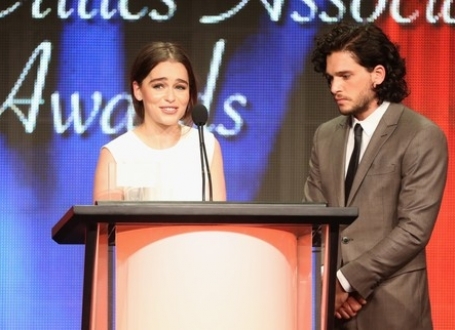 Kit Harington i Emilia Clarke
