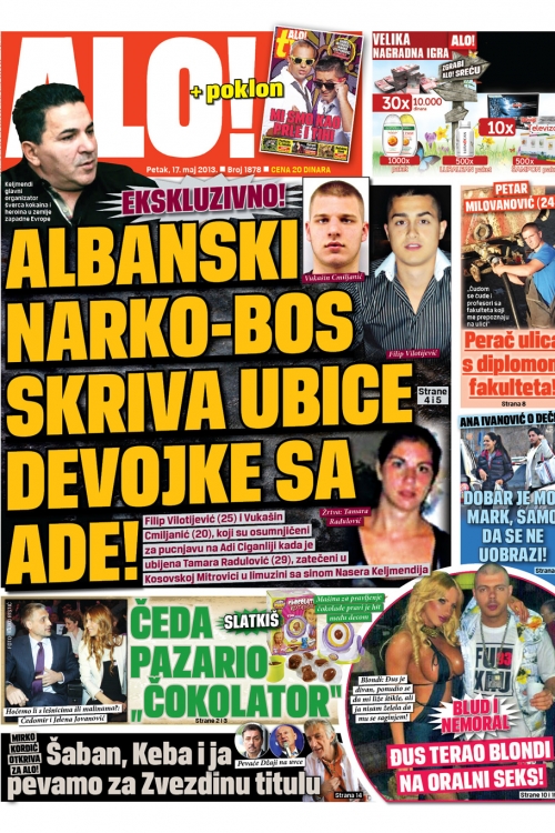 Alo! je prvi objavio  da se Tamarine ubice  nalaze na Kosovu