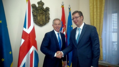 Toni Bler i Aleksandar Vučić
