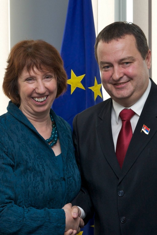 Ivica Dačić i Ketrin Ešton