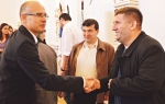 Podrška žrtvama  vandala: Miloš Vučević  sa pekarima i poslastičarima