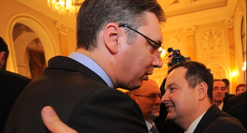 Aleksandar Vučić i Ivica Dačić