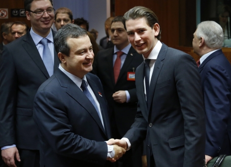 Aleksandar Vučić, Ivica Dačić i Sebastijan Kurc