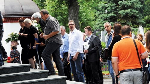 Bili su veliki prijatelji: Aleksandar Vučić na  pomenu