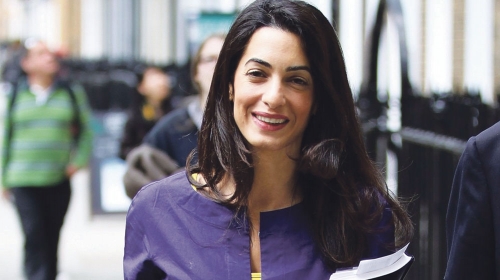 Najpametnija  Klunijeva devojka  do sada: Amal  Alamudin