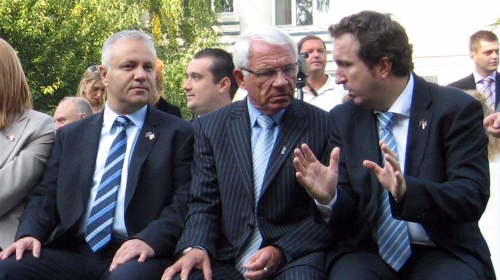 Mlađan Dinkić, Veroljub Stevanović i Nebojša Zdravković