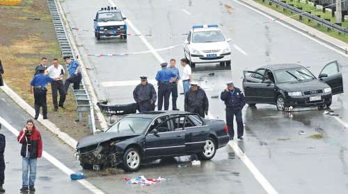 Uviđaj na mestu  ubistva: Atentat na Nedovića