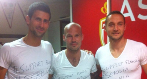 Podrška Srbiji: Đoković,  Ljungberg i Novakov  prijatelj Neven