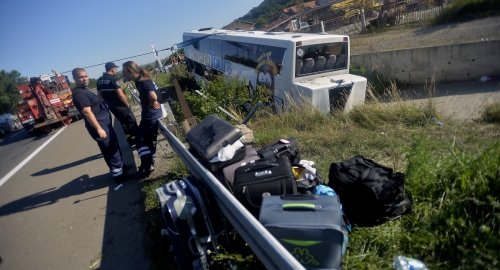 Nesreća, Vrčin, autobus / Foto: Tanjug - Nemanja Jovanović 22. 06. 2015. | Foto: 