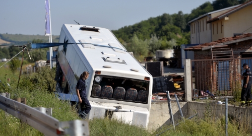 Nesreća, Vrčin, autobus / Foto: Tanjug - Nemanja Jovanović 22. 06. 2015. | Foto: 