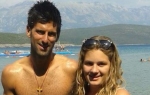 Novak se na plaži slikao sa Jelenom Kaluđerović, mladom teniskom nadom iz Tivta