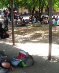Migranti u centru Kanjiže