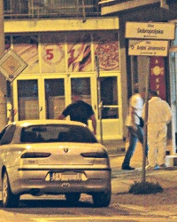 Ubice pucale iz  auta u pokretu:  Mesto zločina