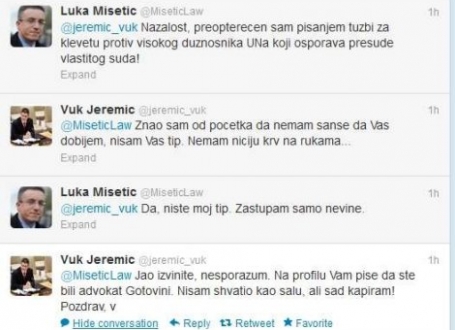 Jeremićev tvit