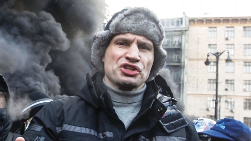 Želi mesto  predsednika:  Vitalij  Kličko