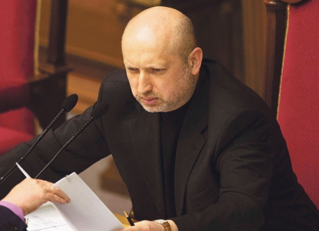 V. d. predsednika  Oleksander Turčinov