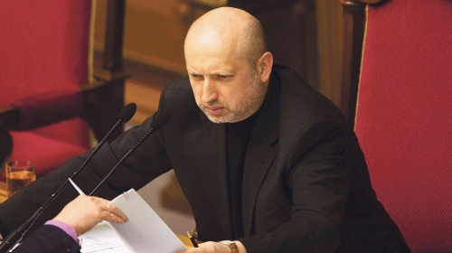 V. d. predsednika  Oleksander Turčinov