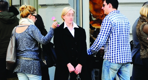 Zoran Kesić u šetnji sa suprugom i sinom Foto: Vesna Lalić