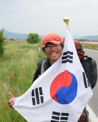 Korejac pešači kroz Srbiju